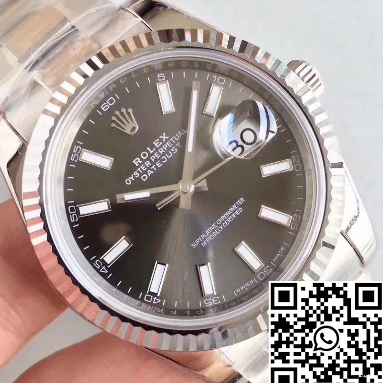 II Datejust EW Dial Factory Grey M126334-0014 Rolex 0507